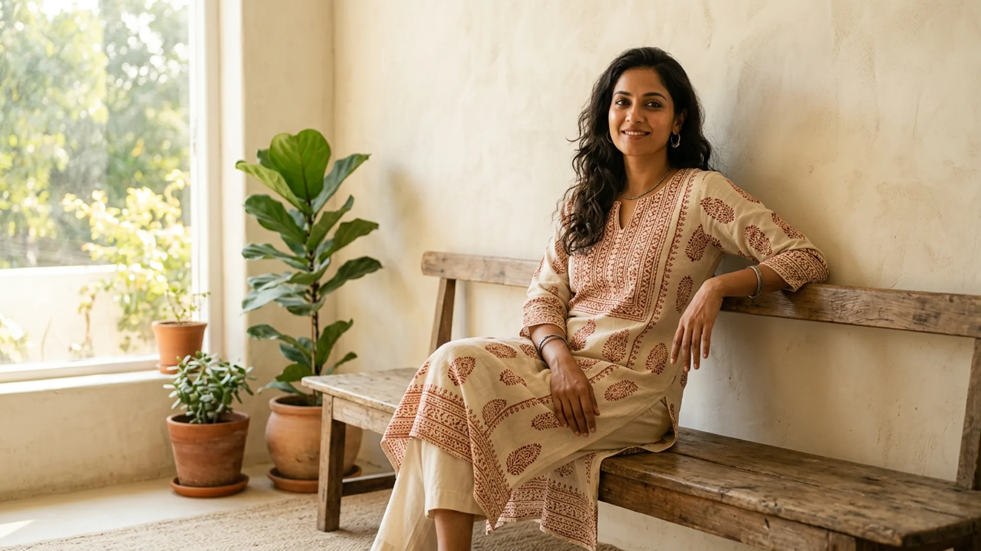 Indian woman in ethnic wear